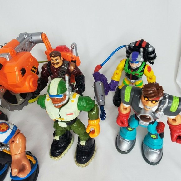 Fisher Price Mattel Rescue Heroes Action Figure 10 pc Lot 1997-2001 - Picture 9 of 9